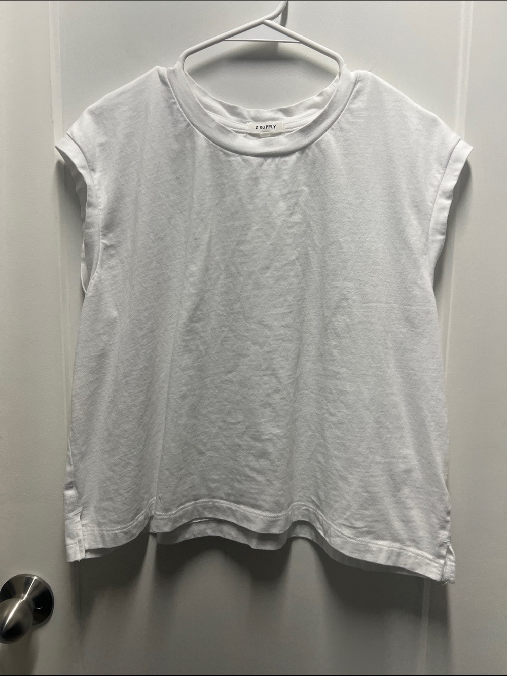 Z Supply White Cap Sleeve Tank Top